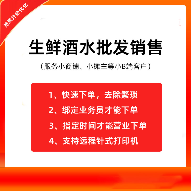 蔬菜水果酒水同城批发销售配送系统 预览图