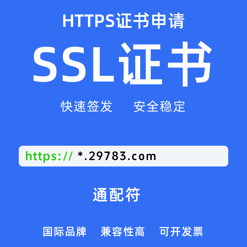 SSL DV通配符域名证书 预览图