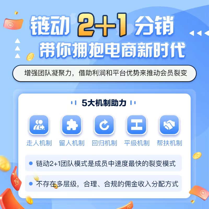 CRMEB开源版 ｜链动2+1裂变算法实现源码 预览图